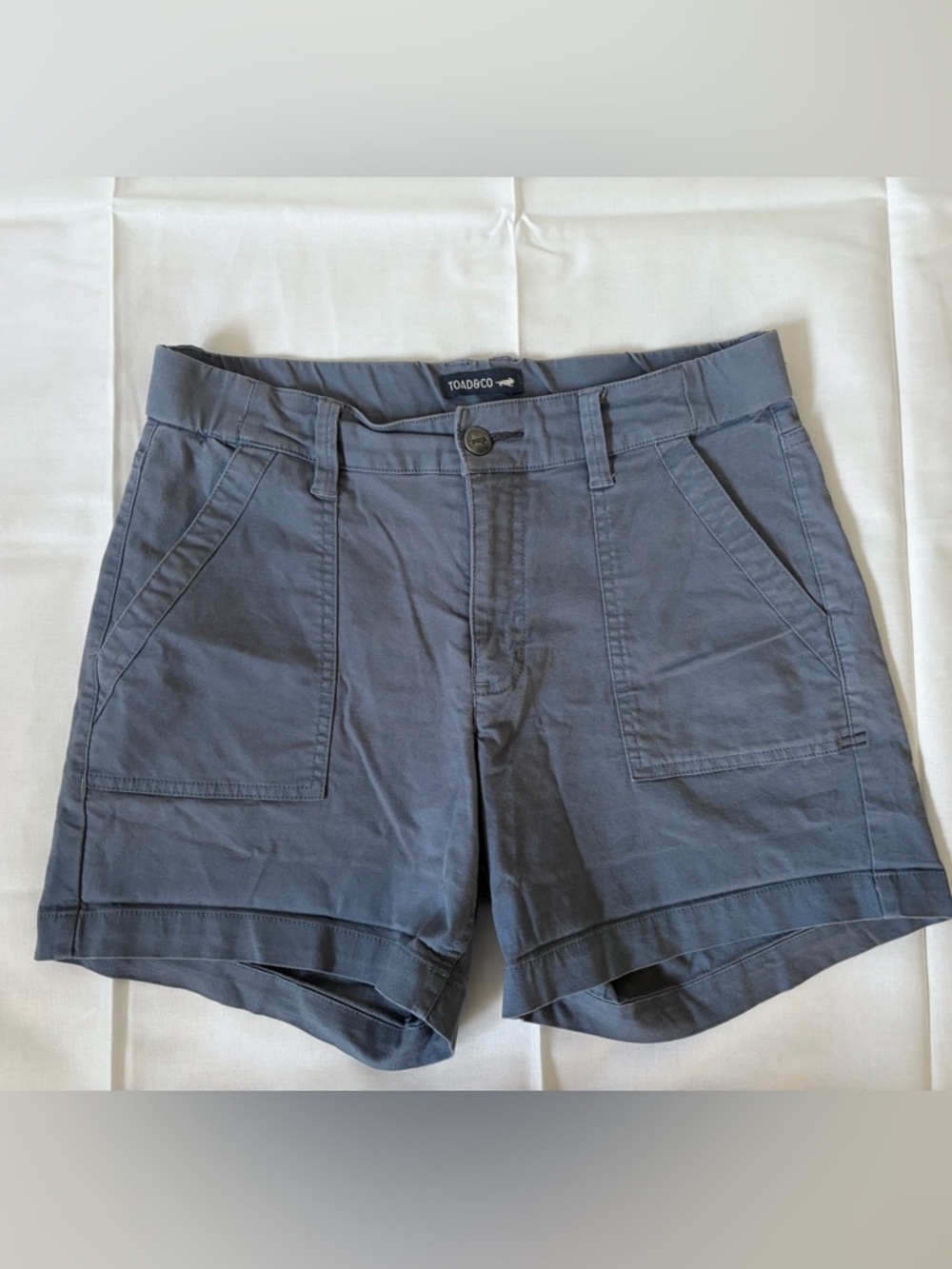 Toad&Co Earthworks Camp Short Grey Size 4